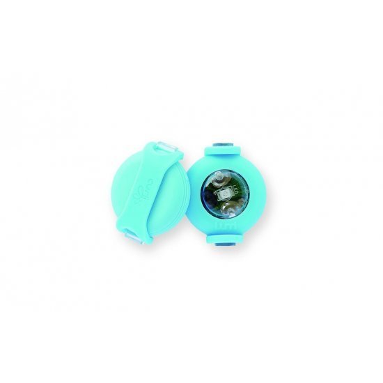 1 Paar ultraleichte, superhelle LED Sicherheitslichter "Luumi" , blaues Licht, farbiges Gehäuse