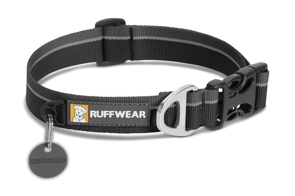 Ruffwear, Alltags-Hundehalsband Hoopie Collar, obsidian black (schwarz)