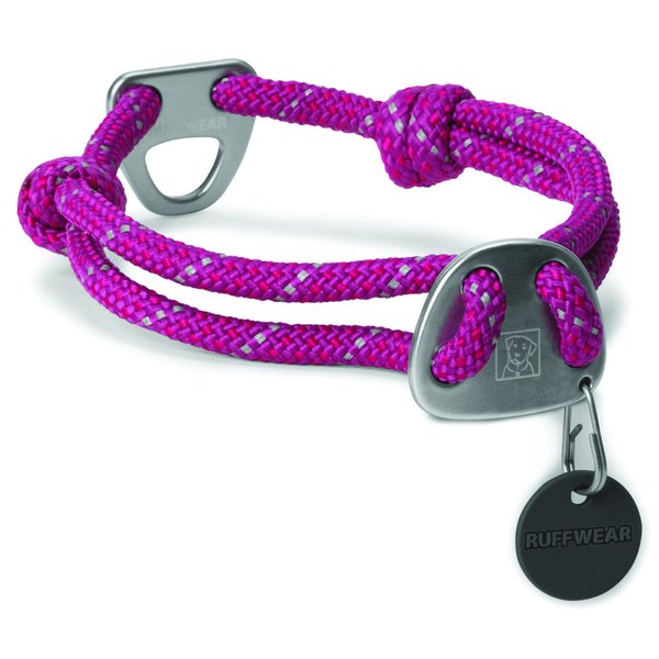 Ruffwear Auslaufmodell: Knot-a-Collar Seilhalsband, Lila, Größe L (51 - 66cm Halsumfang)