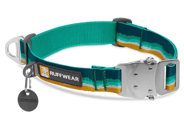 Ruffwear, Top Rope Collar, Halsband mit Metallbeschlägen, seafoam (bunt)