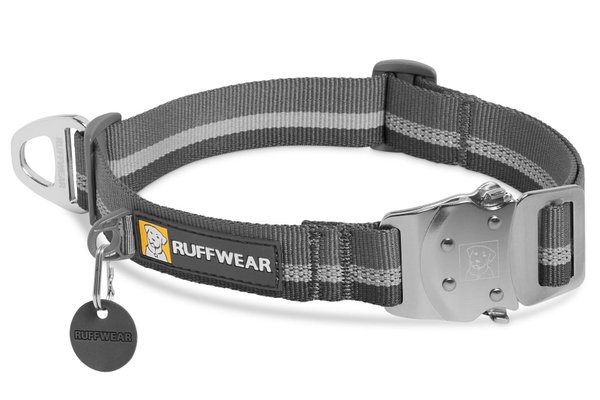 Ruffwear, Top Rope Collar, Halsband mit Metallbeschlägen, twilight gray (grau)