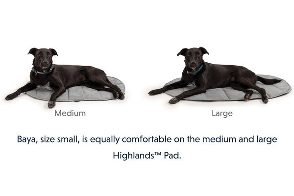 Ruffwear, Hunde-Isomatte Highlands Dog Pad™, Cloudburst Gray (grau)