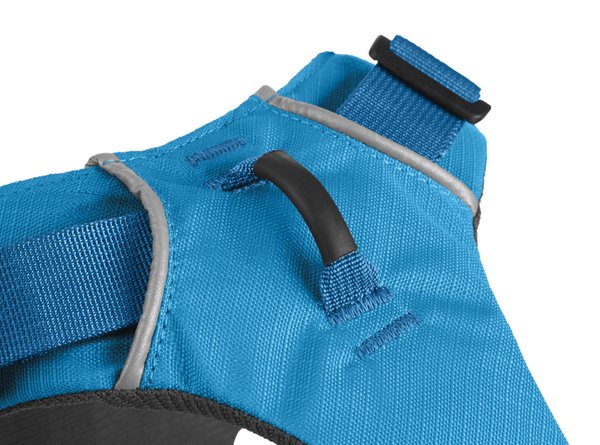 Ruffwear, Front Range™ Harness 2017, Komfortables Ganztags- Hundegeschirr, blue dusk (blau)