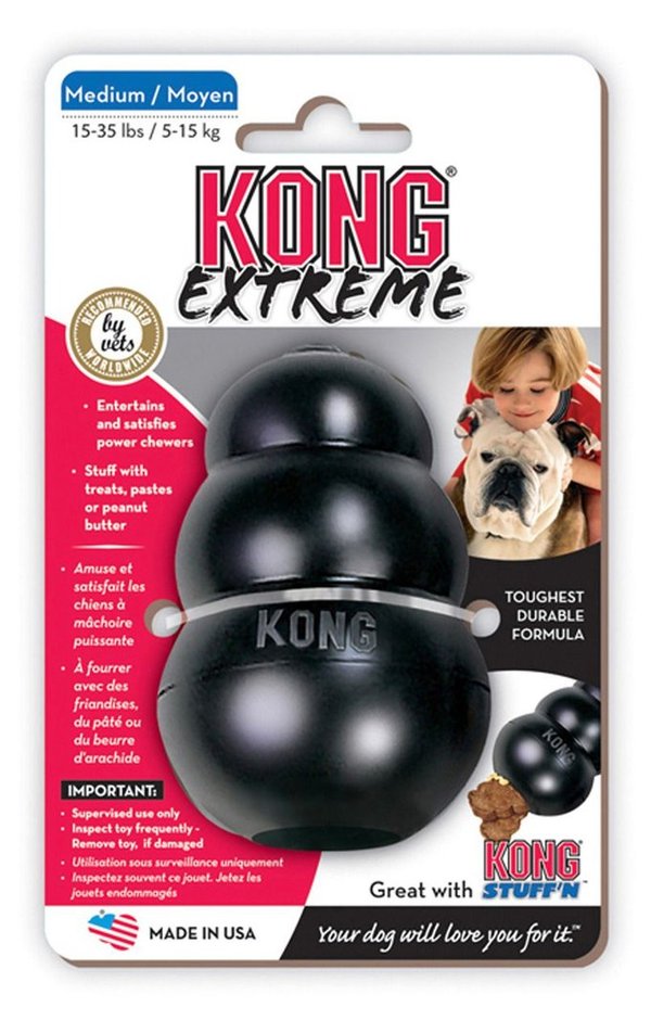 KONG Extreme, der schwarze Kong zum Kauen und Spielen