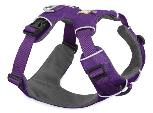 Ruffwear, Front Range™ Harness 2017, Komfortables Ganztags- Hundegeschirr, tilandsia purple (lila)