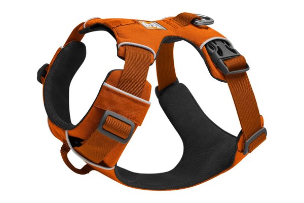 Ruffwear, Front Range™ Harness 2020, Komfortables Ganztags- Hundegeschirr, campfire orange
