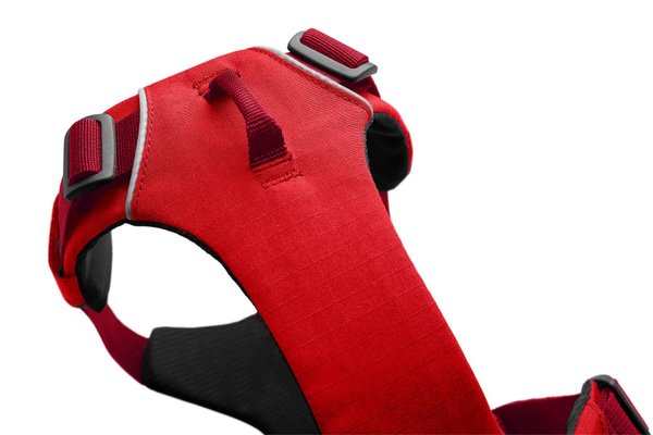 Ruffwear, Front Range™ Harness 2020, Komfortables Ganztags- Hundegeschirr, red sumac