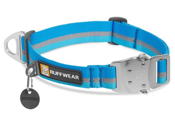 Ruffwear, Top Rope Collar, Halsband mit Metallbeschlägen, blue dusk (blau)