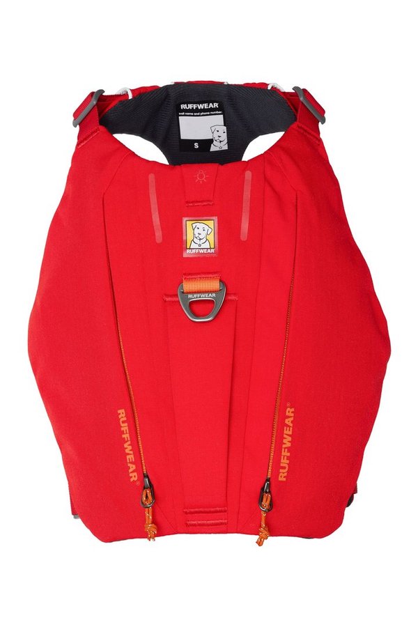 Ruffwear, Switchbak™ Unterstützungsgeschirr mit flachen Packtaschen, Red Sumac